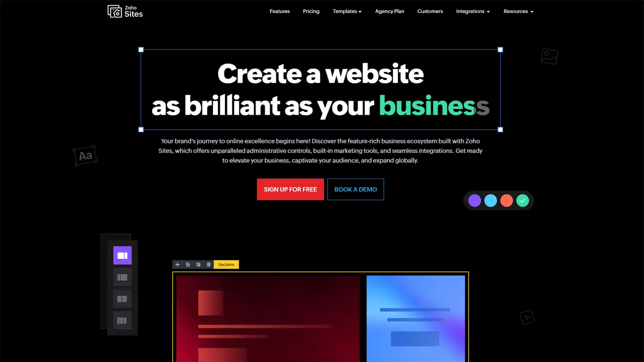 ​Zoho Sites Offers Easy Route to Business Website