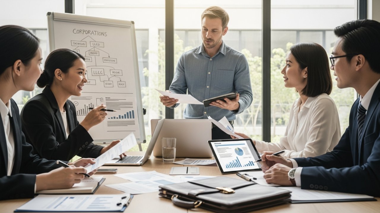 Relationship Between Corporations and LLCs